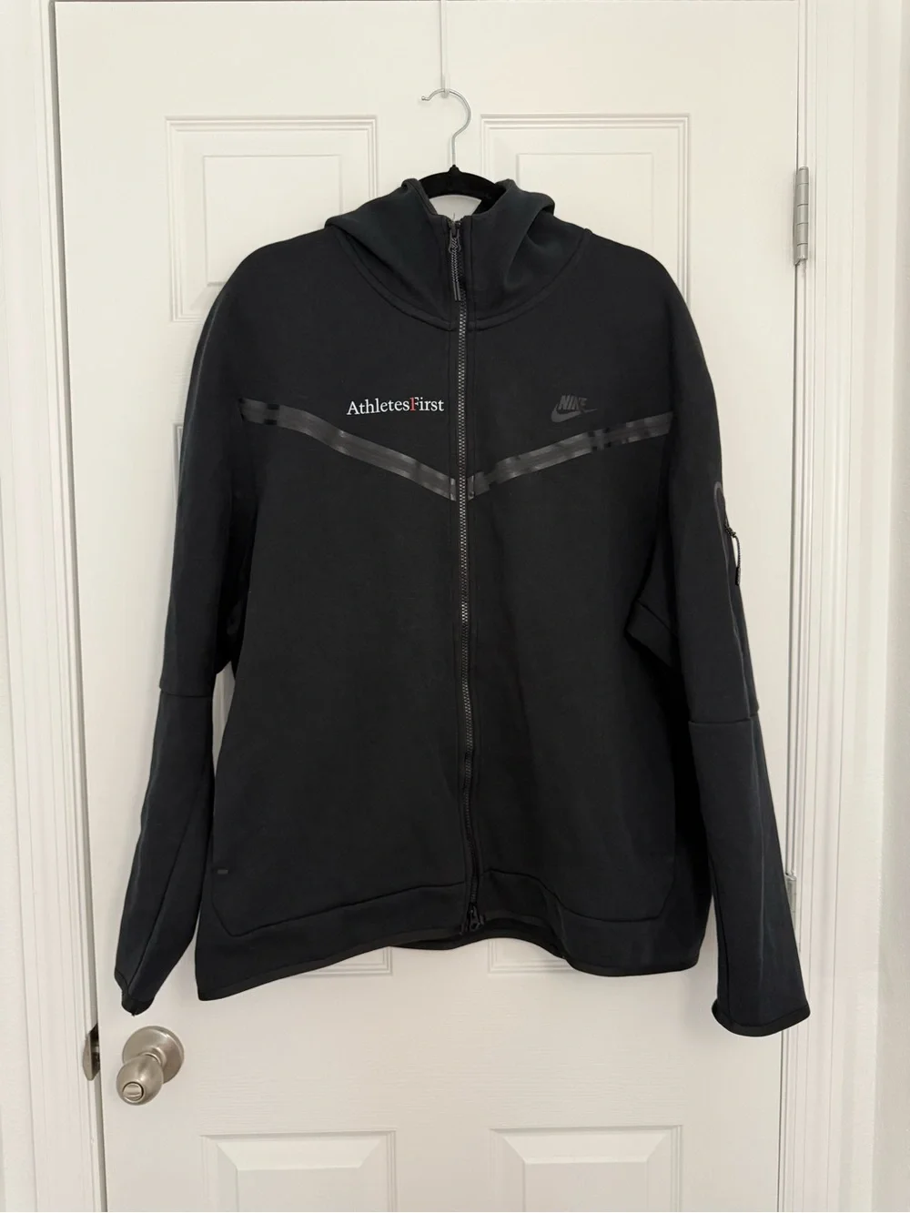 Nike Men's Tech Fleece Full-Zip Hoodie XXL Athletes First in Black
